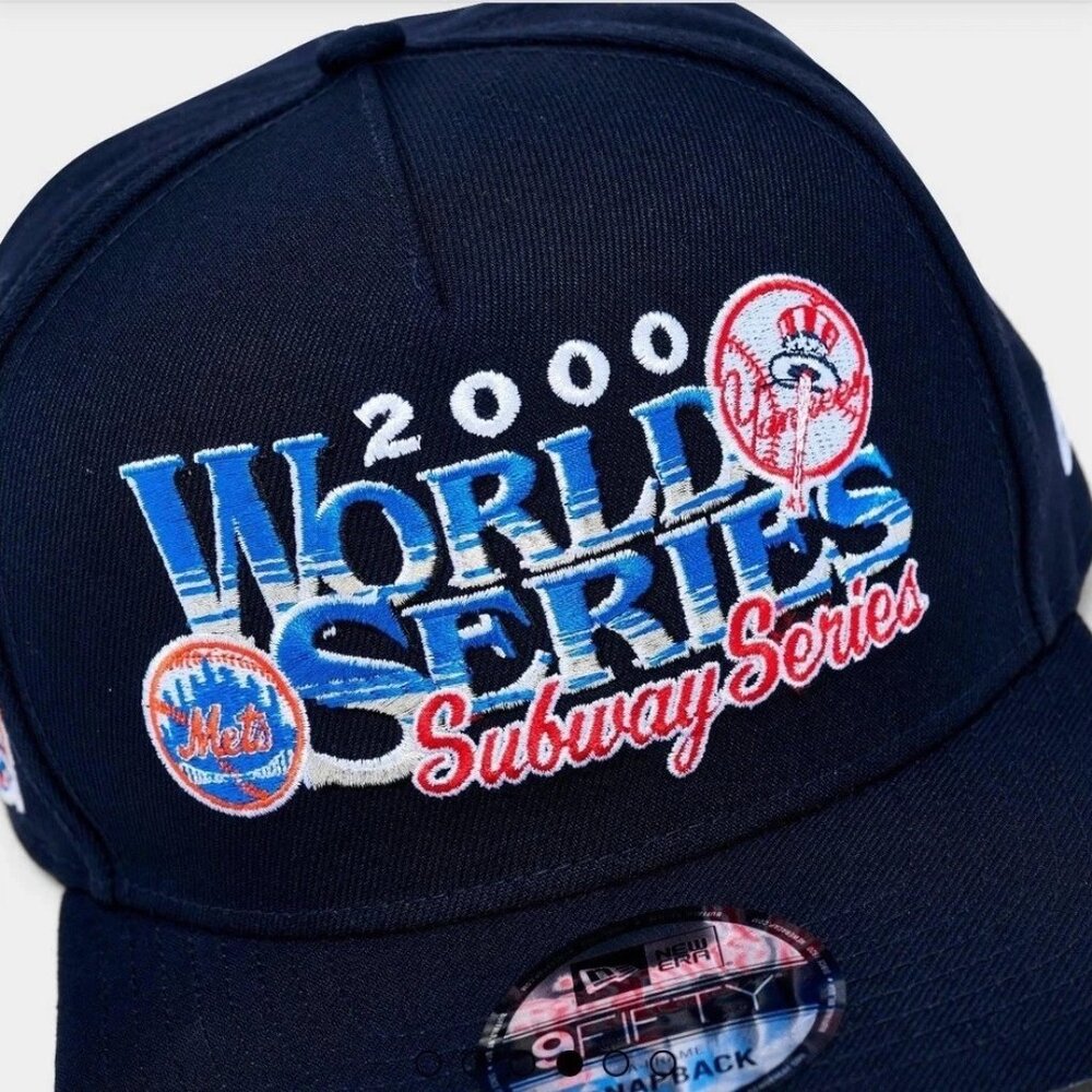 NEW ERA Yankees Mets 2000 Subway World Series 9FIFTY A-Frame Snapback Hat